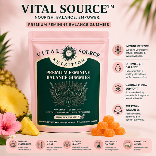 Intim Balance Gummies für Frauen – Mit Ananas & Bacillus Coagulans – 60 Stück