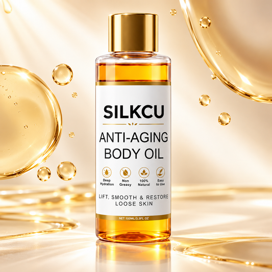 Hautstraffendes Körperöl gegen trockene & reif wirkende Haut – Anti-Aging Pflegeöl, 100 ml