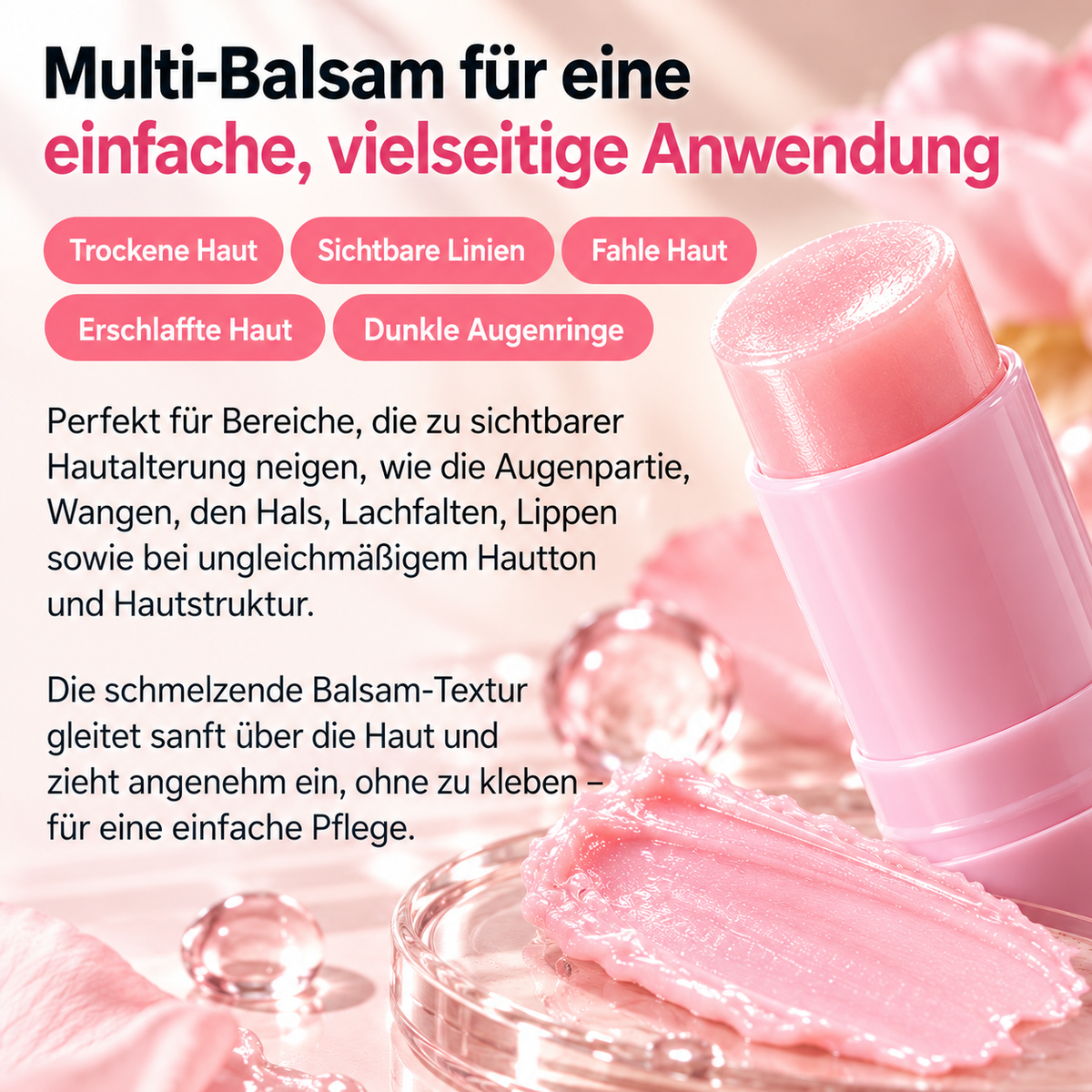PDRN Pink Collagen Multi Balm 10 g – Anti-Aging Gesichtspflege mit 5 % Volufiline