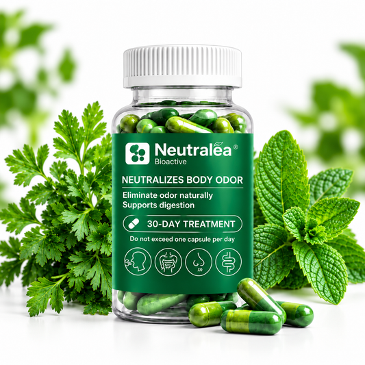 Natürliche Anti-Geruch Ergänzung – Unterstützung für Körper- & Atemfrische | Neutralea™