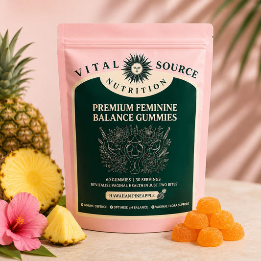 Intim Balance Gummies für Frauen – Mit Ananas & Bacillus Coagulans – 60 Stück