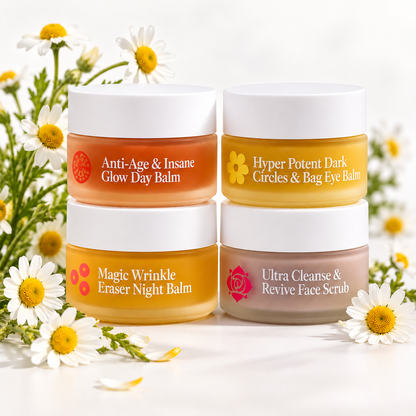 Anti-Aging Hautpflege Set für reife Haut – 4-teilig