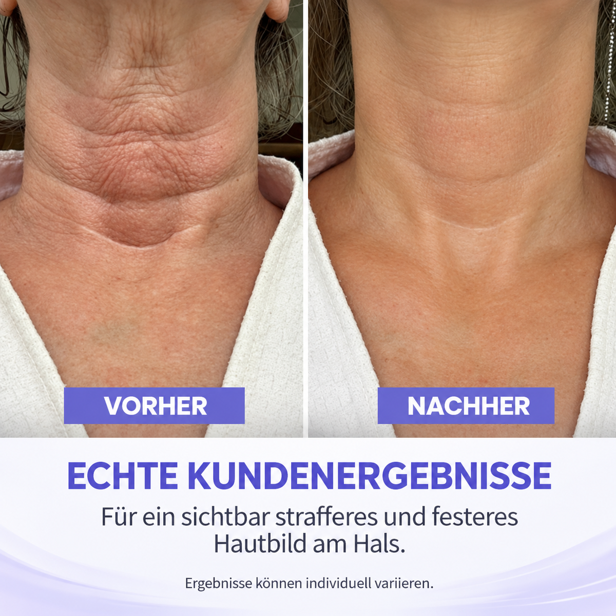 Straffende Halscreme mit Hyaluronsäure & Koffein – Anti-Aging Pflege, 50 ml